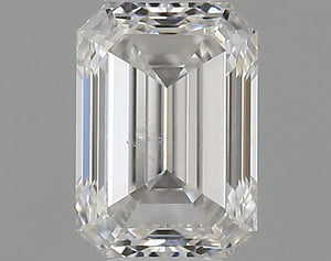 6472866711- 0.31 ct emerald GIA certified Loose diamond, E color | SI1 clarity | GD cut