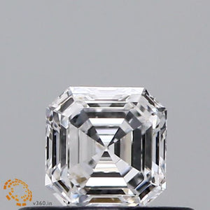 6472923616- 0.30 ct asscher GIA certified Loose diamond, D color | VS2 clarity