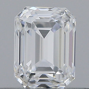 7481066230- 0.50 ct emerald GIA certified Loose diamond, D color | VVS1 clarity