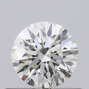 7486163296- 0.40 ct round GIA certified Loose diamond, J color | SI2 clarity | EX cut