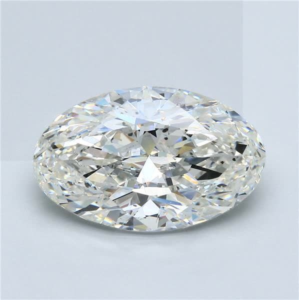 8.01 ct oval GIA certified Loose diamond, H color | SI1 clarity | VG cut