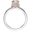 Load image into Gallery viewer, Artcarved &quot;Clarice&quot; Diamond Engagement Ring Featuring Rose Gold Details

