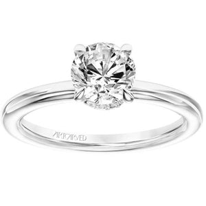 Artcarved "Erin" Solitaire High Polish Classic Diamond Engagement Ring