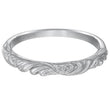 Load image into Gallery viewer, Artcarved &quot;Gossimer&quot; Diamond Wedding Band Featuring Floral Carving Scrollwork
