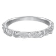 Load image into Gallery viewer, Artcarved &quot;Hayley&quot; Diamond Wedding Band Featuring Floral Carving Scrollwork
