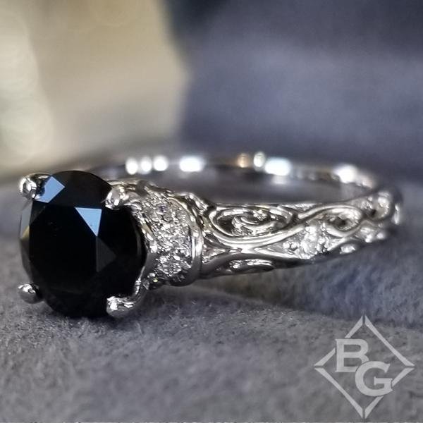 Timeless & Unique: The Black Diamond Engagement Ring – Linneys Jewellery