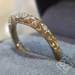 Load image into Gallery viewer, Artcarved &quot;Peyton&quot; Curved Filigree Diamond Wedding Band
