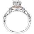 Load image into Gallery viewer, Artcarved &quot;Ruby&quot; Antique Style Two-Tone Diamond Engagement Ring
