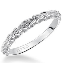 Load image into Gallery viewer, Artcarved &quot;Tisha&quot; Open Filigree Diamond Wedding Ring
