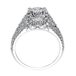 Artcarved "Wanda" Enchanted Diamond Halo Engagement Ring