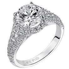 Load image into Gallery viewer, Artcarved &quot;Wanda&quot; Enchanted Diamond Halo Engagement Ring
