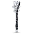 Load image into Gallery viewer, Barkev&#39;s Black Diamond Prong Set &quot;Flare&quot; Diamond Engagement Ring
