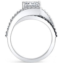 Load image into Gallery viewer, Barkev&#39;s Bypass Black &amp; White Diamond Engagement Ring
