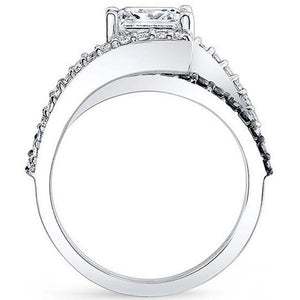 Barkev's Bypass Black & White Diamond Engagement Ring