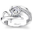Load image into Gallery viewer, Barkev&#39;s Bypass Prong Set Contemporary Diamond Engagement Ring

