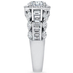 Barkev's Cushion Halo Diamond Engagement Ring