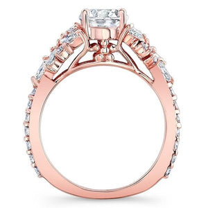 Barkev's Diamond Encrusted Petal Engagement Ring