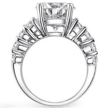 Load image into Gallery viewer, Barkev&#39;s Double Row Shared Prong Set Diamond Engagement Ring
