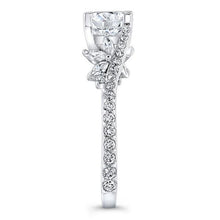 Load image into Gallery viewer, Barkev&#39;s Marquise &amp; Round Cut Prong Set Diamond Engagement Ring
