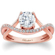 Load image into Gallery viewer, Barkev&#39;s Split Shank Bypass Twist Diamond Engagement Ring
