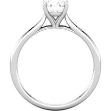 Load image into Gallery viewer, Ben Garelick 10K White Gold Cathedral Engagement Ring Solitaire
