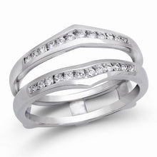 Load image into Gallery viewer, Ben Garelick 14K White Gold Ring Enhancer with 0.25 Carat Total Diamonds
