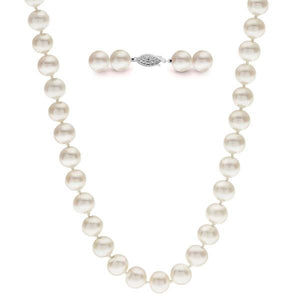 Ben Garelick 18" 7-7.5mm Freshwater Cultured Round Pearl Necklace