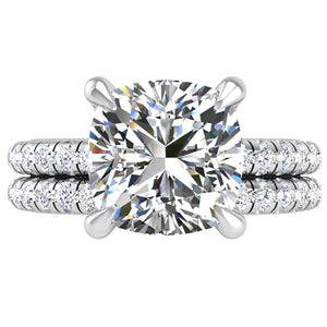 Ben Garelick 4 Carat Cushion Cut Orion Diamond Engagement Ring