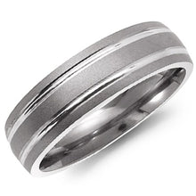 Load image into Gallery viewer, Ben Garelick 6MM Titanium Carved Wedding Band
