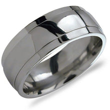 Load image into Gallery viewer, Ben Garelick 8MM Titanium High Polished Stepped Wedding Band
