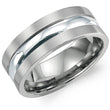 Load image into Gallery viewer, Ben Garelick 9MM Titanium High Polished Convex Center Wedding Band
