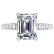 Load image into Gallery viewer, Ben Garelick Astra Galactic Head Emerald Cut Diamond Engagement Ring
