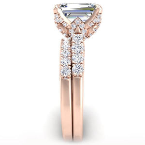 Ben Garelick Astra Galactic Head Emerald Cut Diamond Engagement Ring