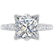 Load image into Gallery viewer, Ben Garelick Astra Galactic Head Princess Diamond Engagement Ring
