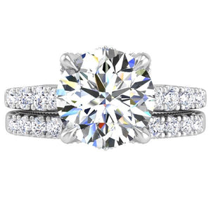 Ben Garelick Astra Galactic Head Round Diamond Engagement Ring