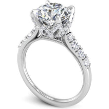 Load image into Gallery viewer, Ben Garelick Astra Galactic Head Round Diamond Engagement Ring
