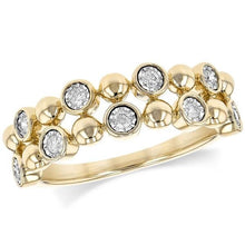 Load image into Gallery viewer, Ben Garelick &quot;Champagne Bubbles&quot; Bezel Set Diamond Ring
