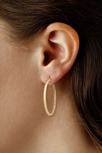 Ben Garelick Classic Gold Large Hoop Earrings