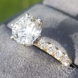 Load image into Gallery viewer, Ben Garelick Classic Prong Set 3 Carat Lab Grown Diamond Engagement Ring
