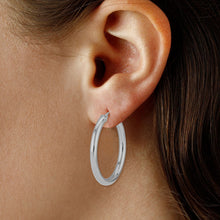 Load image into Gallery viewer, Ben Garelick Classic Sterling Silver 30MM Hoop Earrings
