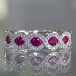 Load image into Gallery viewer, Ben Garelick &quot;Criss Cross&quot; Ruby &amp; Diamond Right Hand Ring
