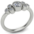 Load image into Gallery viewer, Ben Garelick Custom Designed Bezel Set Milgrain Diamond Engagement Ring
