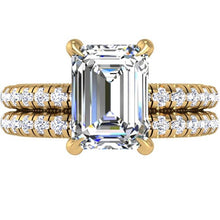 Load image into Gallery viewer, Ben Garelick Emerald Cut Orion Diamond Engagement Ring
