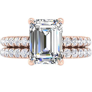 Ben Garelick Emerald Cut Orion Diamond Engagement Ring