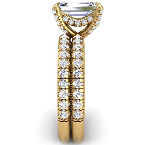 Ben Garelick Emerald Cut Orion Diamond Engagement Ring