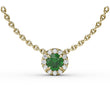 Load image into Gallery viewer, Ben Garelick Emerald Pendant with Diamond Halo
