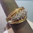 Load image into Gallery viewer, Ben Garelick Estate 14K Yellow Gold Pave Diamond Tapered Ring
