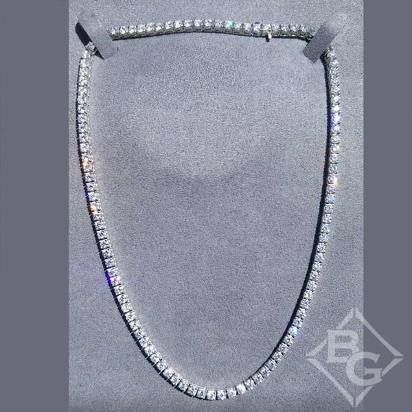 Round Cut Diamond Necklace Set | Ouros Jewels