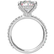Load image into Gallery viewer, Ben Garelick Large Round Cut Diamond Collar Hidden Halo Engagement Ring
