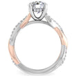 Load image into Gallery viewer, Ben Garelick Luna Twist Hidden Halo Diamond Engagement Ring
